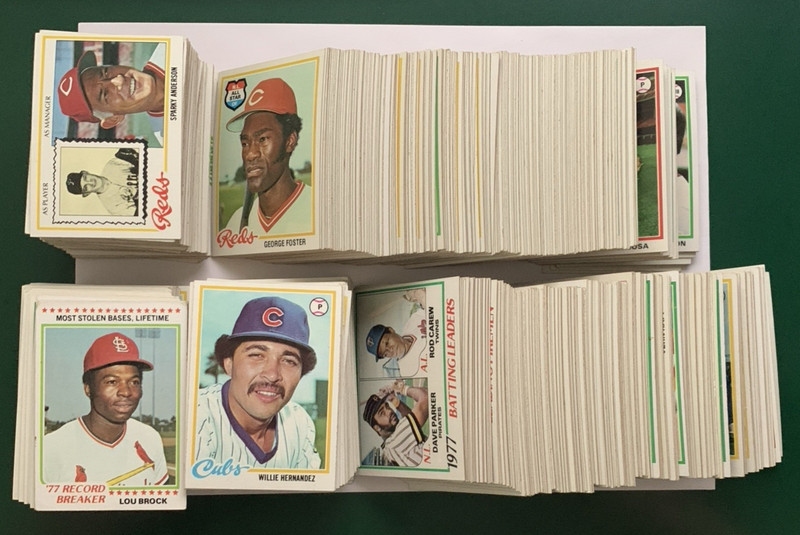 1978 Topps Baseball SET BREAK singles – stars, commons, Hall of Famers #1-200
