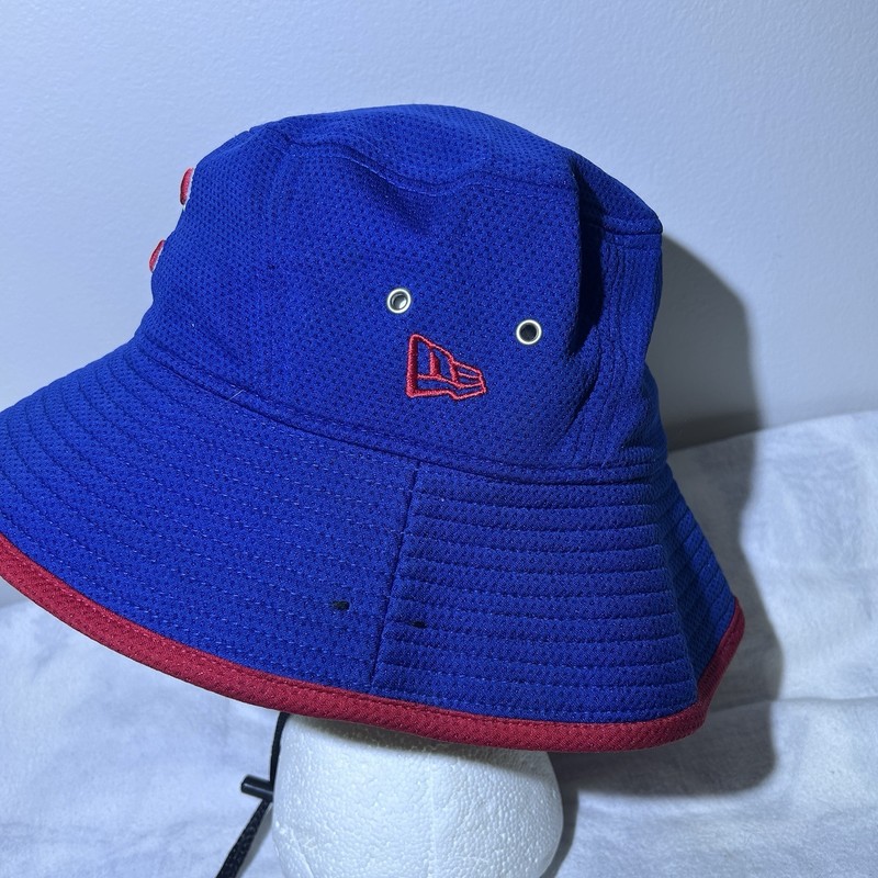 New Era MLB Chicago Cubs Tech Bucket Hat Blue/red Unisex Adult One Size gallery