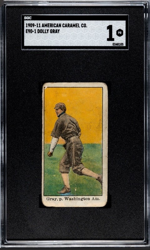 1909-11 E90-1 American Caramel – Dolly Gray – SGC 1