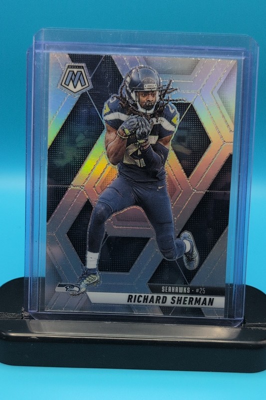 2025 Panini Mosaic – Richard Sherman #222 Silver Prizm