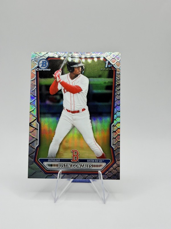 Justin Gonzales 1st Reptilian Refractor SP (#BCP-141) – 2026 Bowman Chrome