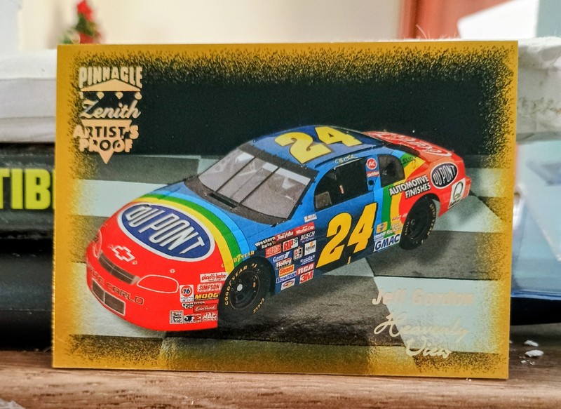 “Rare” Jeff Gordon 1996 Pinnacle Zenith Artist’s Proof Holofoil Card #36 SP !