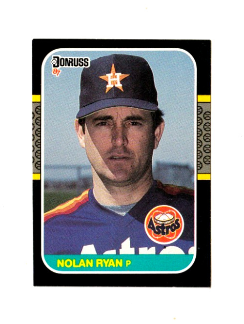 1987 Donruss Baseball Nolan Ryan HOF #138 Nm/Mt