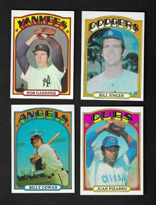 1972 Topps Baseball: HIGH GRADE Choose Your Card (#398 to #778)