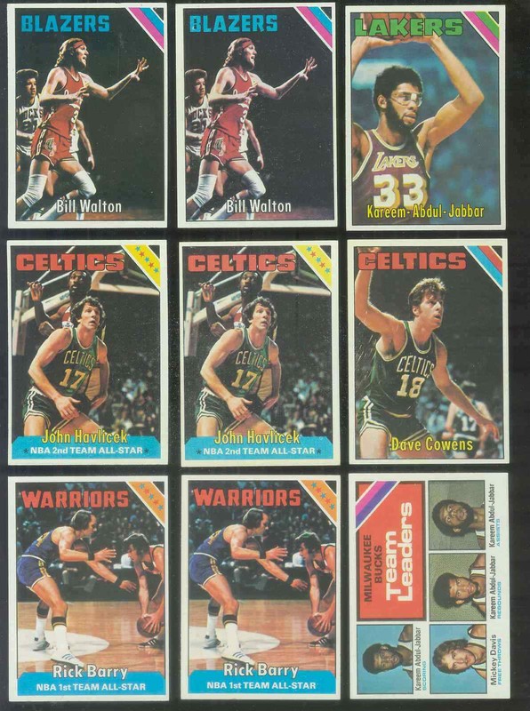 1975-76 Topps Basketball Set-Break NM/MT or better. Complete your set!