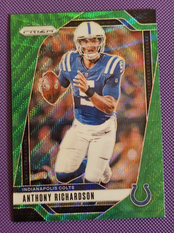 2024 Panini Prizm – Anthony Richardson #120 Green Wave Prizm