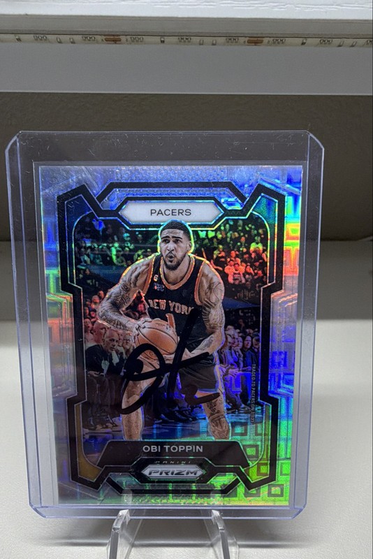 2023-24 Panini Prizm – Obi Toppin #249 Pandora /150 SIGNED IN PERSON AUTOGRAPH