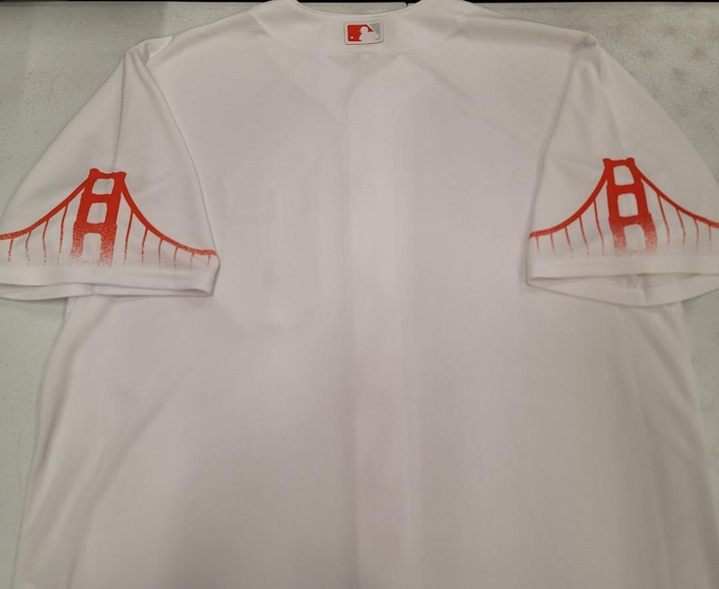 30905 Nike SAN FRANCISCO GIANTS City Connect 100% REAL Baseball JERSEY NWT $140 gallery