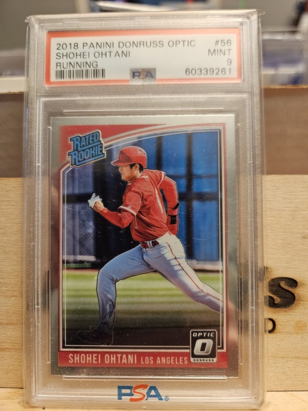 2018 Panini Donruss Optic – Rated Rookie Variation Shohei Ohtani 56 Running (RC)