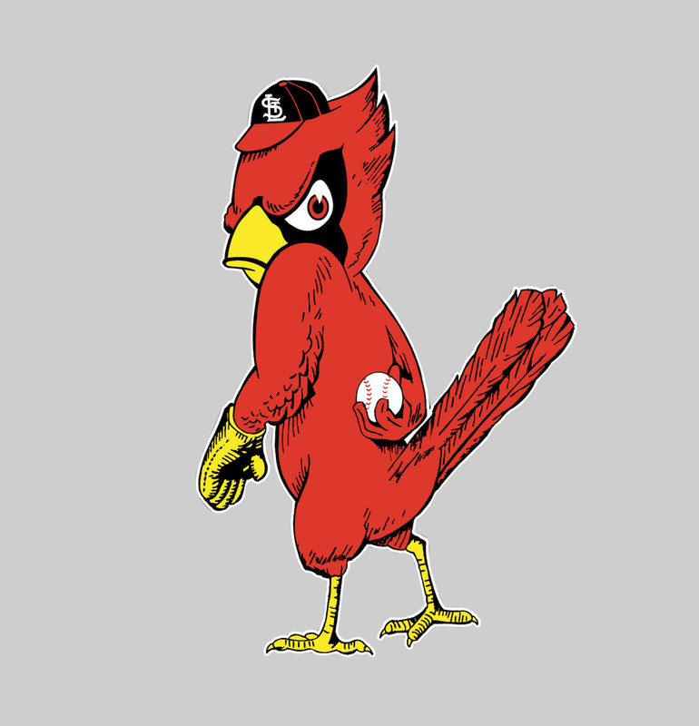 Sticker – St. Louis Cardinals Pitcher Logo – Die Cut Laminated Vinyl Decal