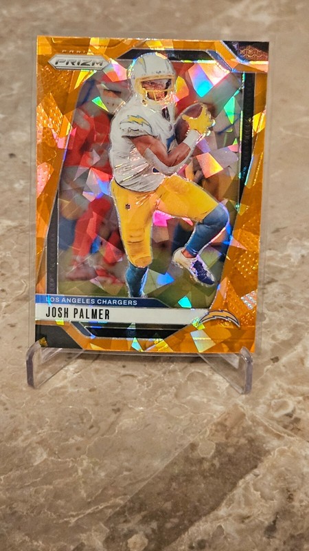 2024 Panini Prizm Prizms Orange Ice #159 Josh Palmer