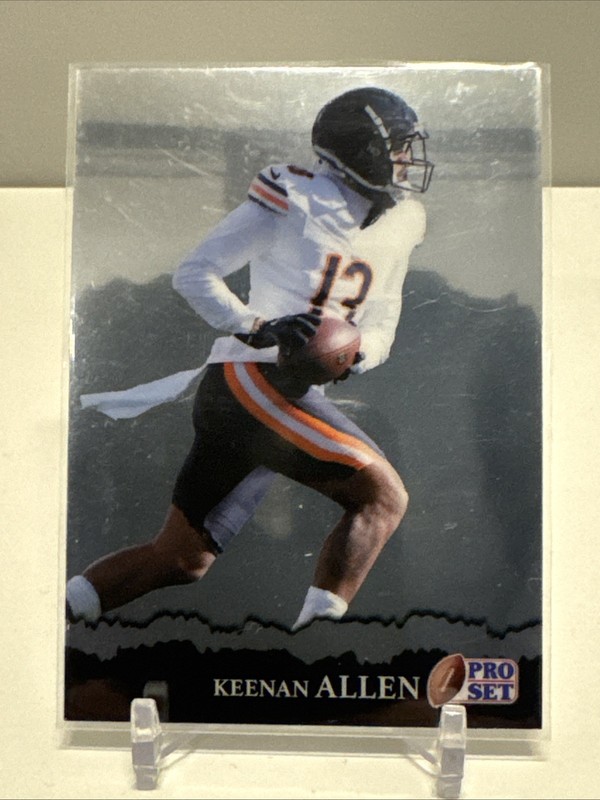2025 Leaf Pro Set Metal Retro Silver Brite Brite #’d 33/49 Keenan Allen #RB-60