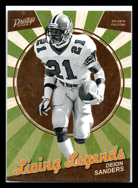 2023 Panini Prestige #LL-14 Deion Sanders Living Legends Atlanta Falcons