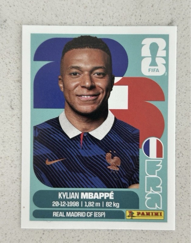 New Panini FIFA World Cup 2026 Kylian Mbappe FRA20 Sticker France 🇫🇷 ⚽️🔥