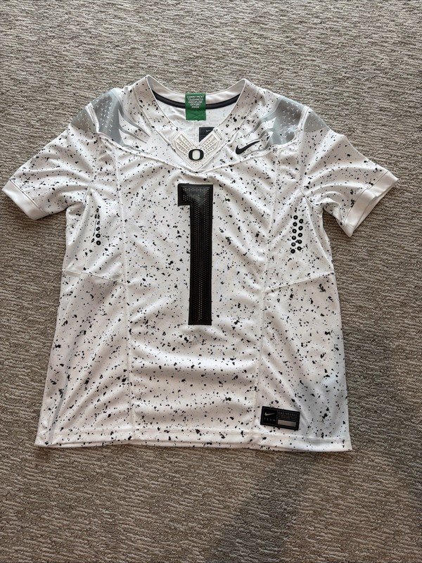 Nike Mens Oregon Ducks Football Eggshell Limited Jersey Size Large