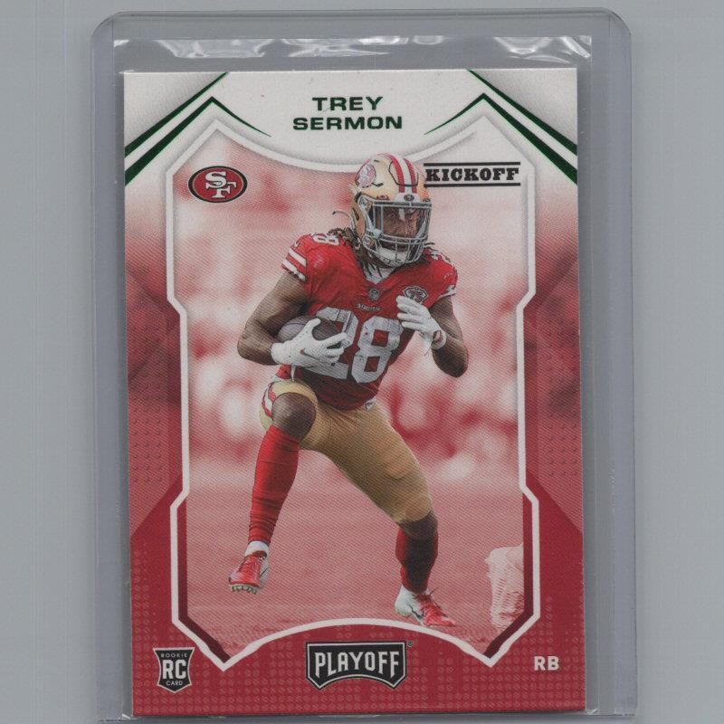 2021 Panini Playoff #226 Trey Sermon Kickoff