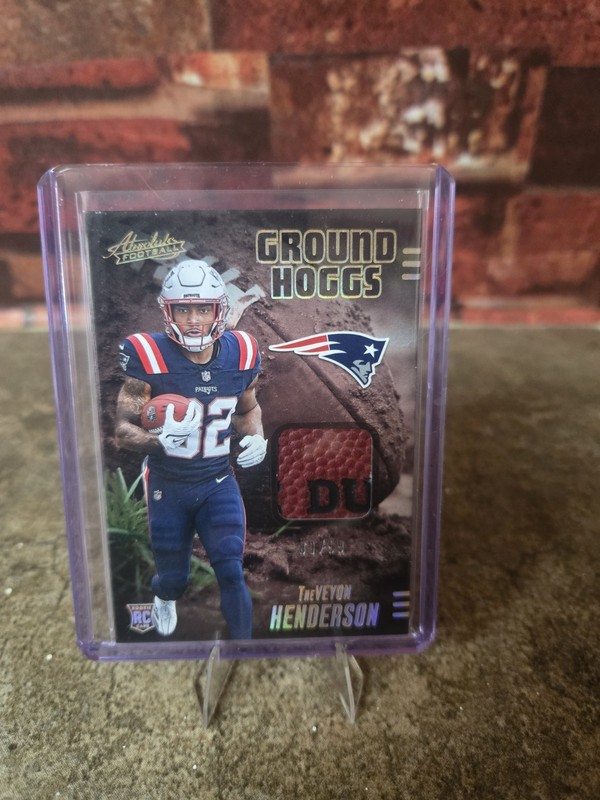 2025 Panini Absolute TreVeyon Henderson Ground Hogs RC # GHM-THN /99