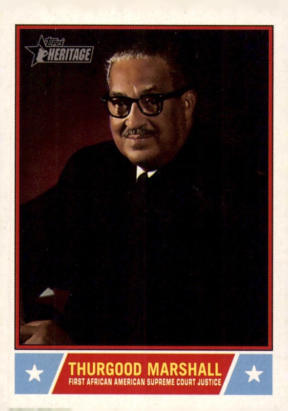 2025 Topps Heritage #NS-49 Thurgood Marshall Notable Americans BZ30