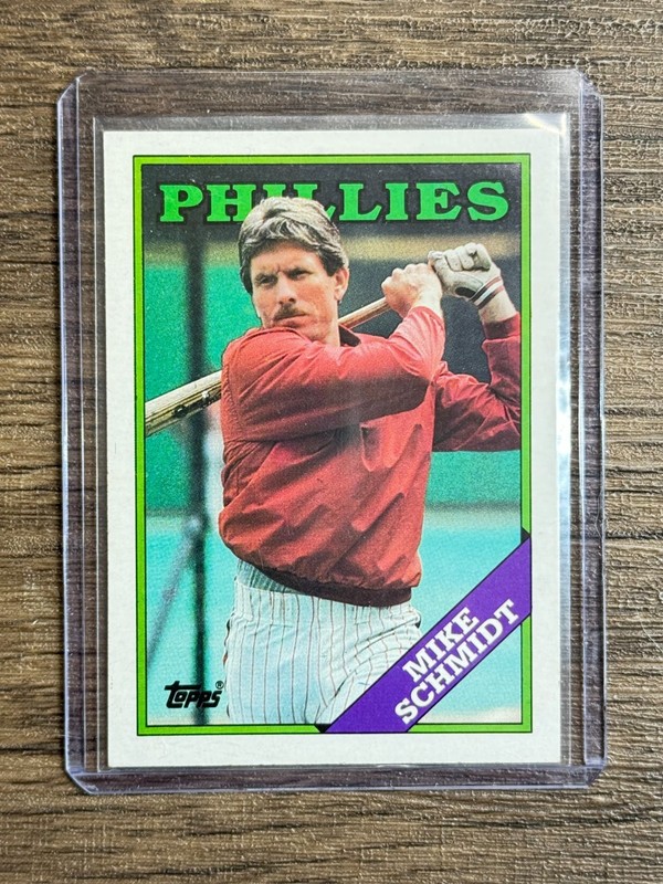 1988 Topps – Mike Schmidt #600 – Phillies