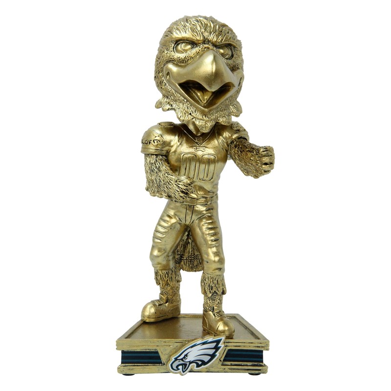 Swoop Philadelphia Eagles Gold Mascot Bobblehead NFL Football