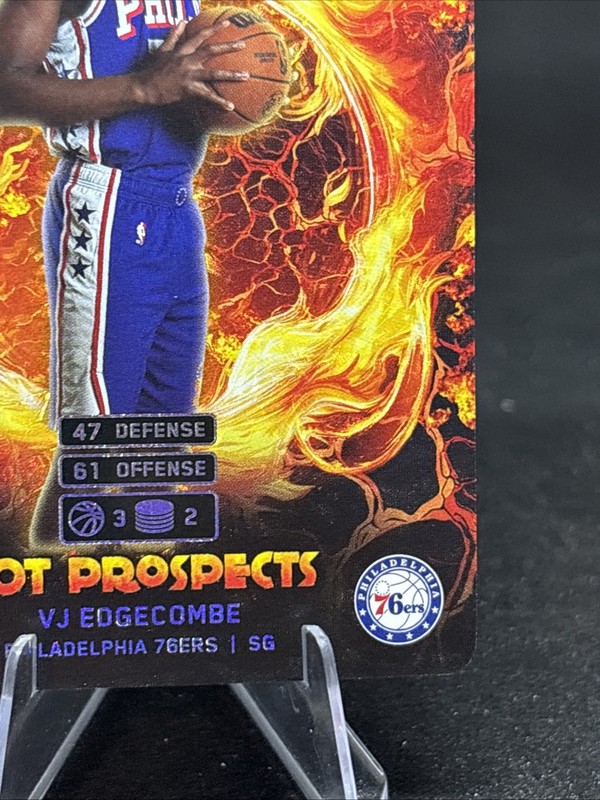 2025-26 Topps Match Attax Hot Prospects #HP-VE VJ Edgecombe RC Rookie 76ers gallery
