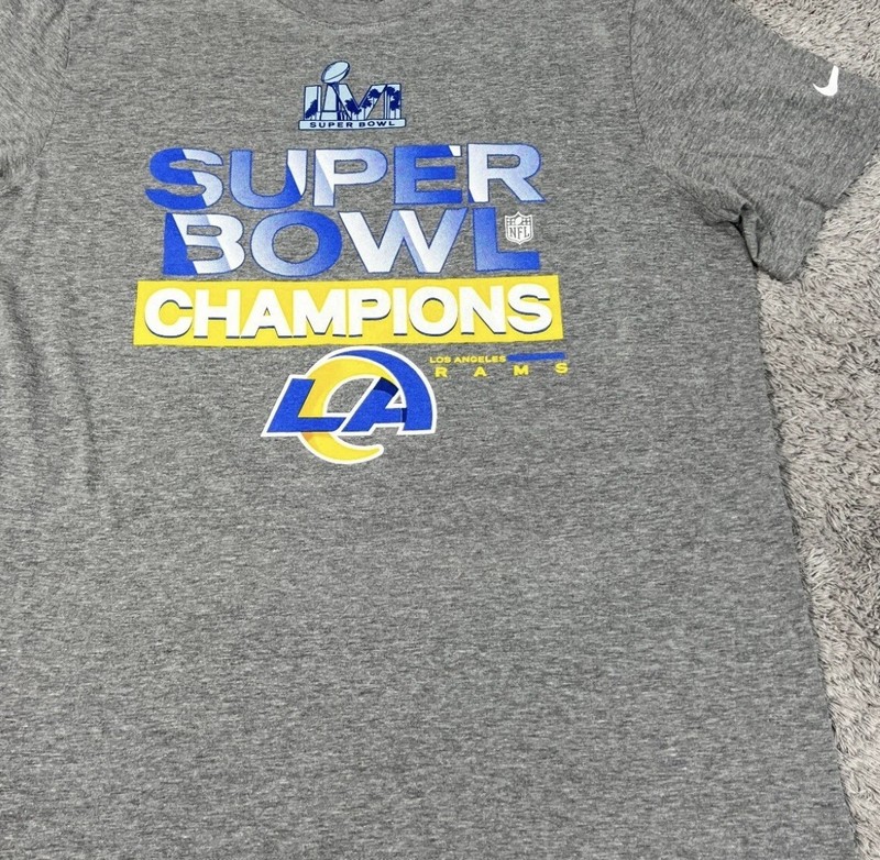 Nike Super Bowl Champions Los Angeles Rams On Field Shirt XXL