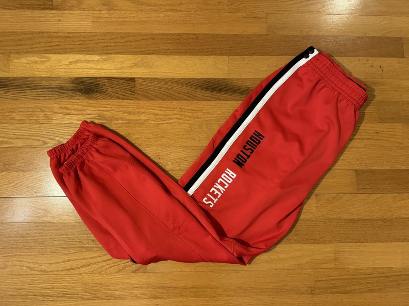 New 2XLT Nike NBA Houston Rockets Player Issue 75th Anniversary Tear Away Pants