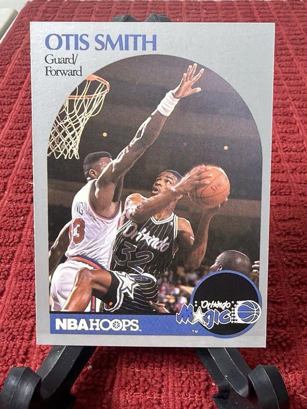 1990 NBA Hoops Basketball Card #221 Otis Smith Orlando Magic