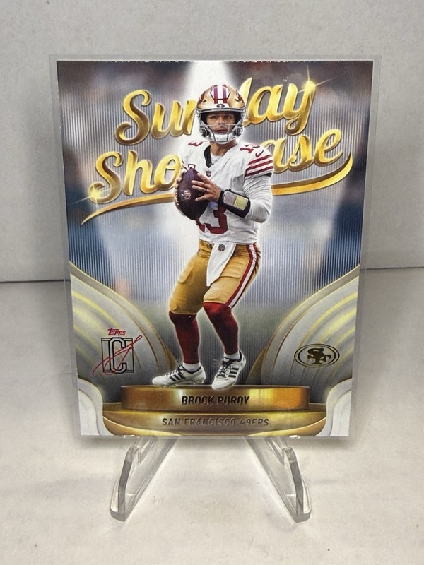 2025 Topps Signature Class Football Brock Purdy #SS-13 Sunday Showcase 49ers