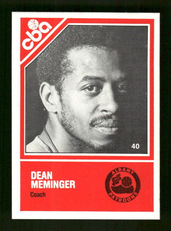 1982-83 TCMA CBA Albany Patroons 40 Dean Meminger NM very clean BXCP47