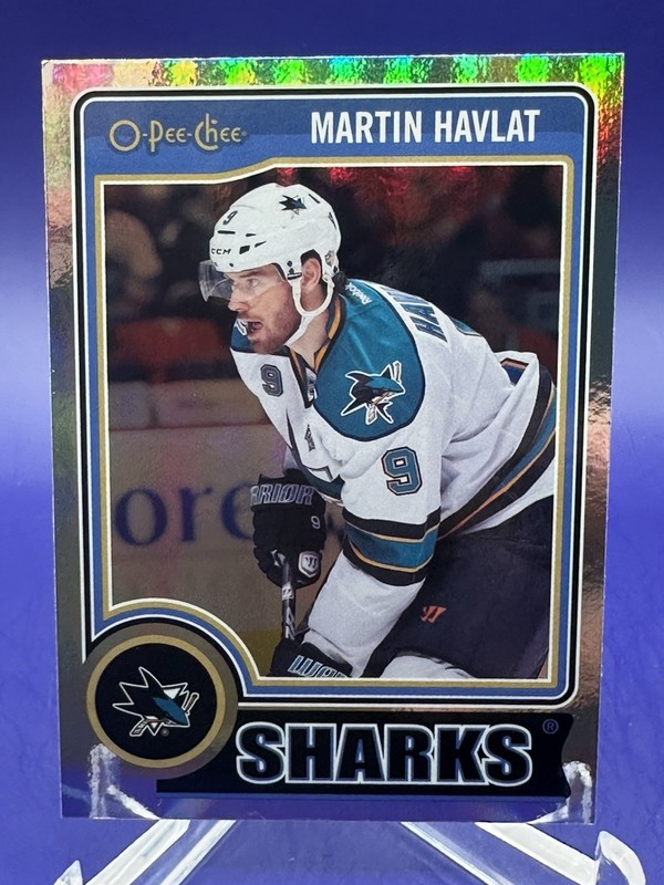 MARTIN HAVLAT 2014-15 O-Pee-Chee RAINBOW FOIL #171 – NM/MT – Sharks