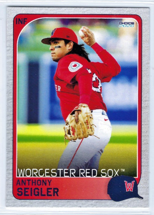 2026 Worcester Red Sox (Triple-A Boston Red Sox) Anthony Seigler