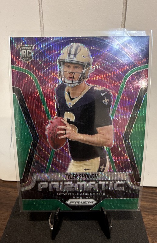 2025 Panini Prizm – Prizmatic Tyler Shough #16 Green Wave Prizm (RC)
