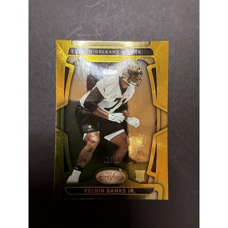 2025 Panini Certified – Kelvin Banks Jr. Mirror Gold /10 Rookie
