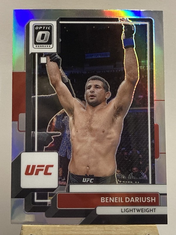 2023 Panini Donruss Optic UFC Beneil Dariush Silver Prizm #81￼