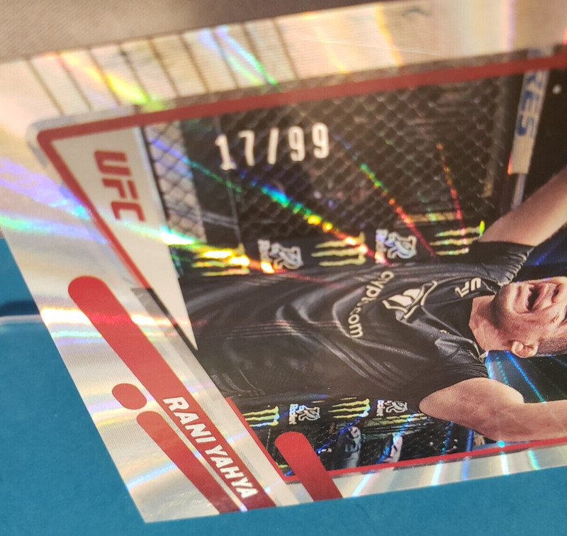 2022 DONRUSS UFC #105 RANI YAHYA - SILVER LASER 17/99 gallery