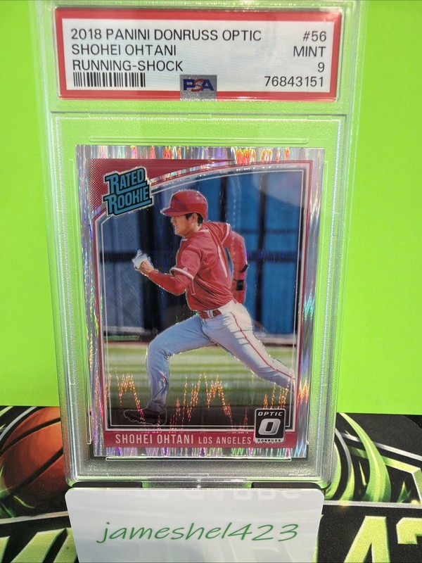 2018 Panini Donruss Optic – Rated Rookie Variation Shohei Ohtani #56 Shock Prizm