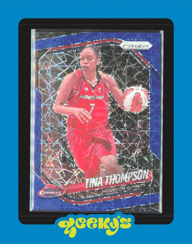 2025 Prizm WNBA Tina Thompson Blue Velocity Prizm#115 Houston Comets $2MIN ORDER