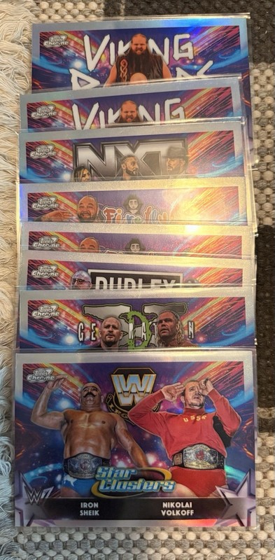 2026 Topps WWE Cosmic Chrome Inserts - Complete Your Set gallery