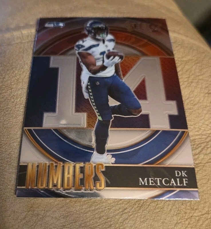 2021 Panini Select – Select Numbers Silver Prizm #SN-16 DK Metcalf