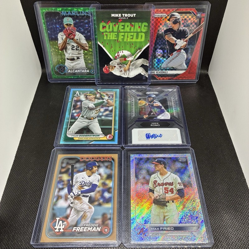 MLB Baseball MYSTERY Pack! 12x Cards NO BASE PAPER - 3x+ Auto/Relic/#'d ! gallery