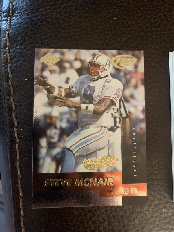 1999 Collector’s Edge Fury Steve McNair Gold Ingot #97 Tennessee Oilers