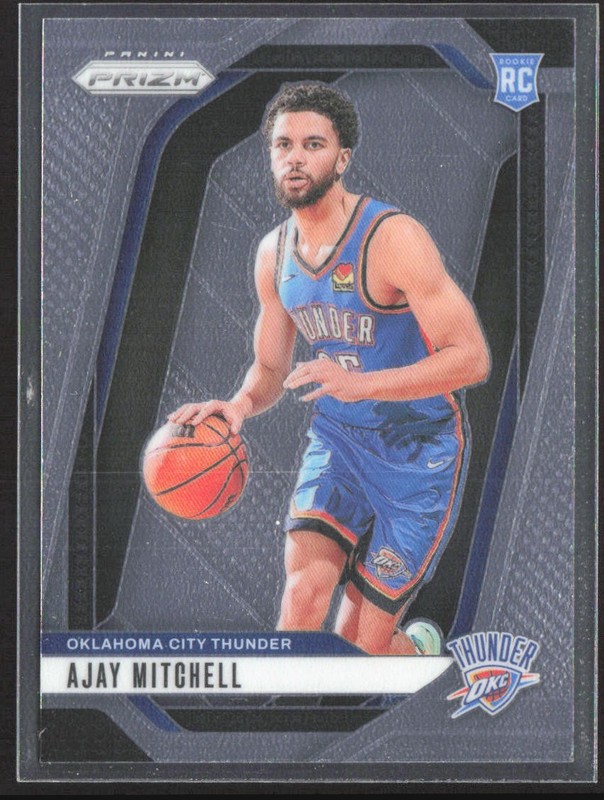 Ajay Mitchell 2024-25 Panini Prizm #226 RC Oklahoma City Thunder