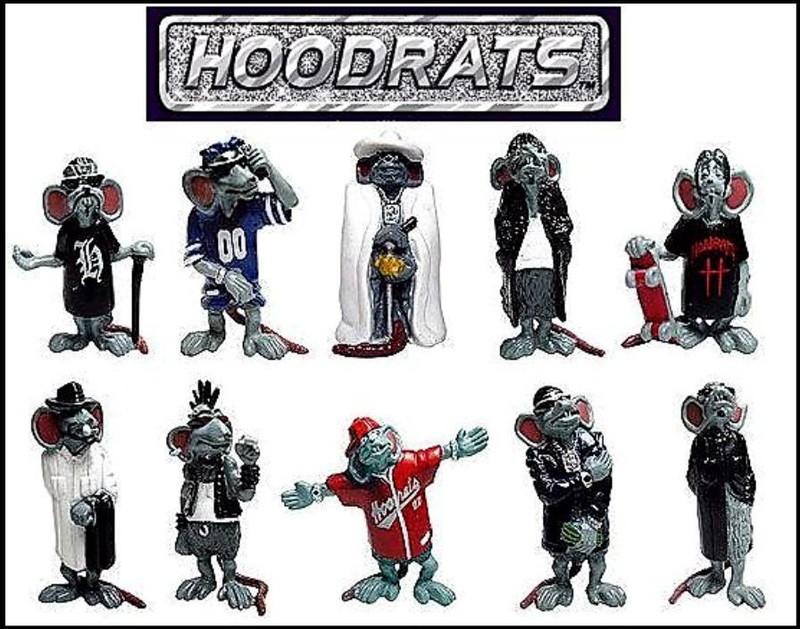 LIL HOMIES HOODRATS SERIES URBAN MINI RAT ANIMAL FIGURE 1:24 SCALE 1.75″ TALL