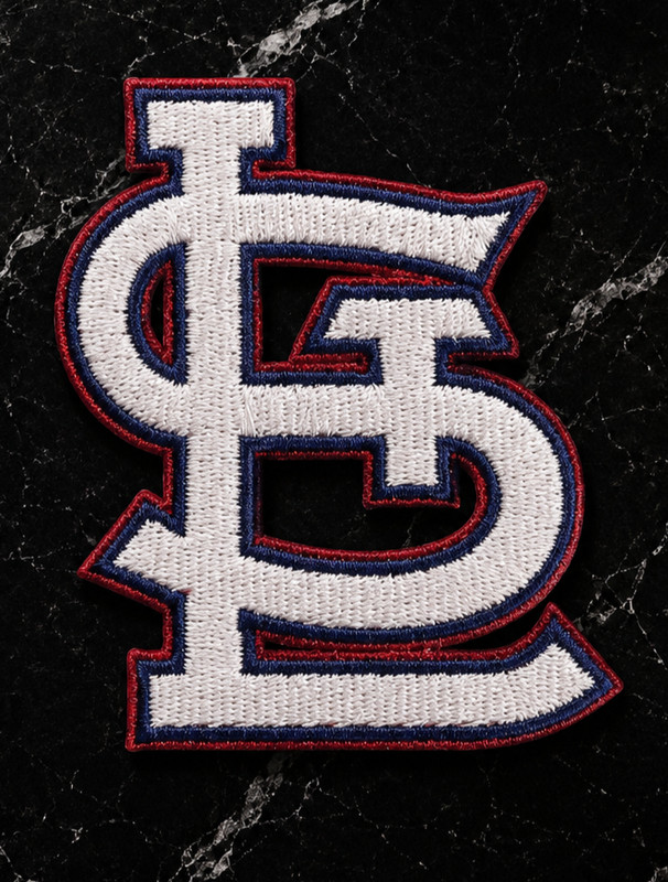 ST. LOUIS CARDINALS SL LOGO MLB IRON ON PATCH 2.5″X3″ FREE SHIPPING & TRACKING