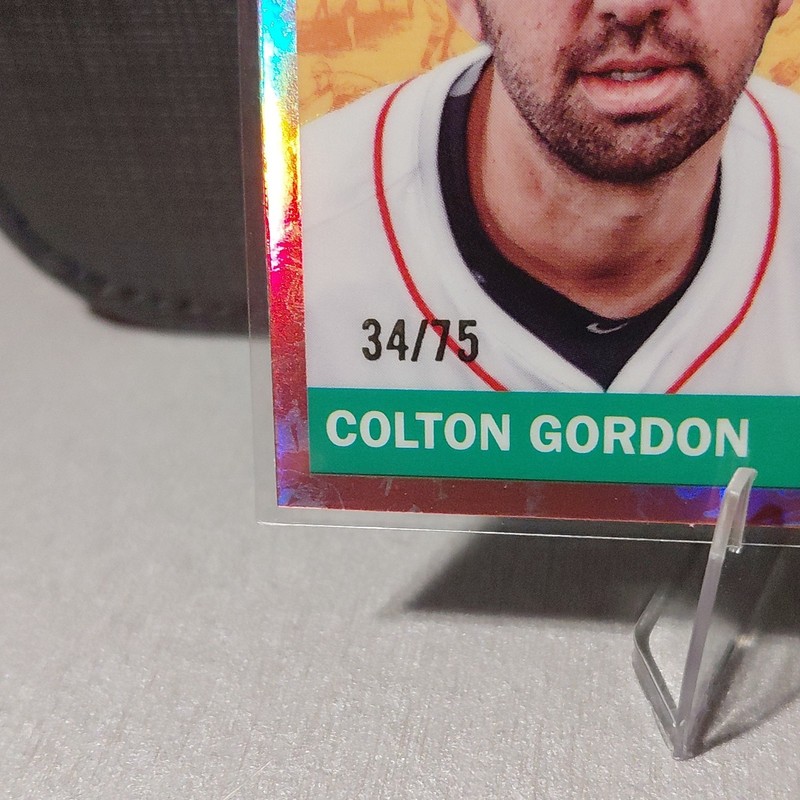 2025 Topps Chrome Platinum Anniversary-Colton Gordon (RC) Toile /75, #317 gallery