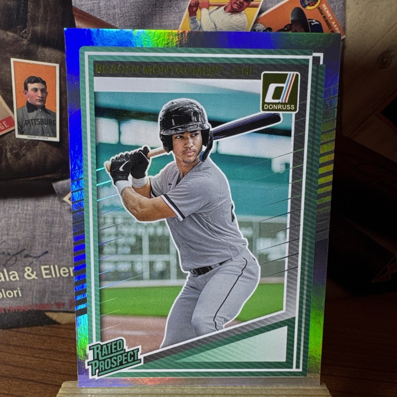 2025 Braden Montgomery Donruss RC #101 Holo Foil Hot SP!