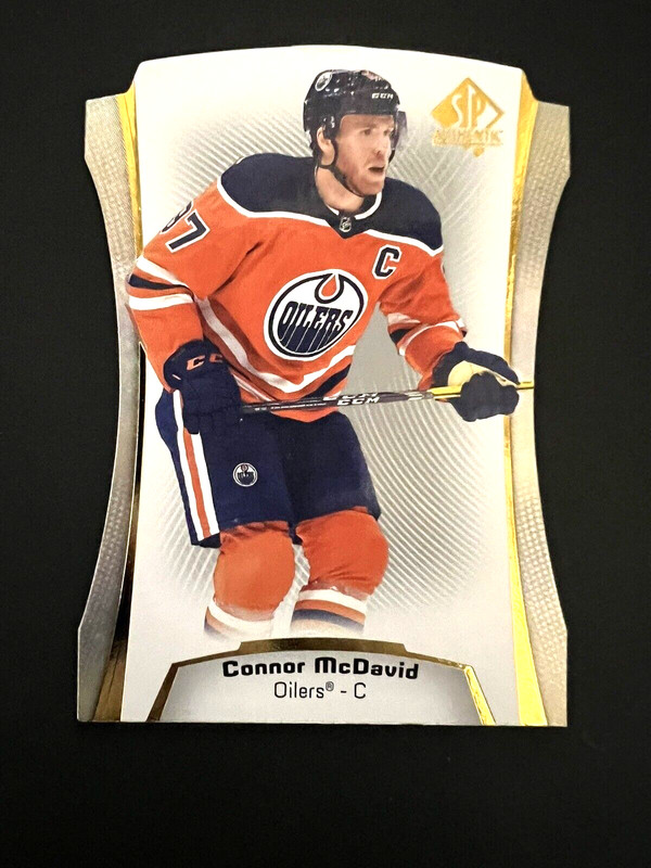 2021-22 SP Authentic Die Cuts #DC-1 CONNOR MCDAVID Edmonton Oilers