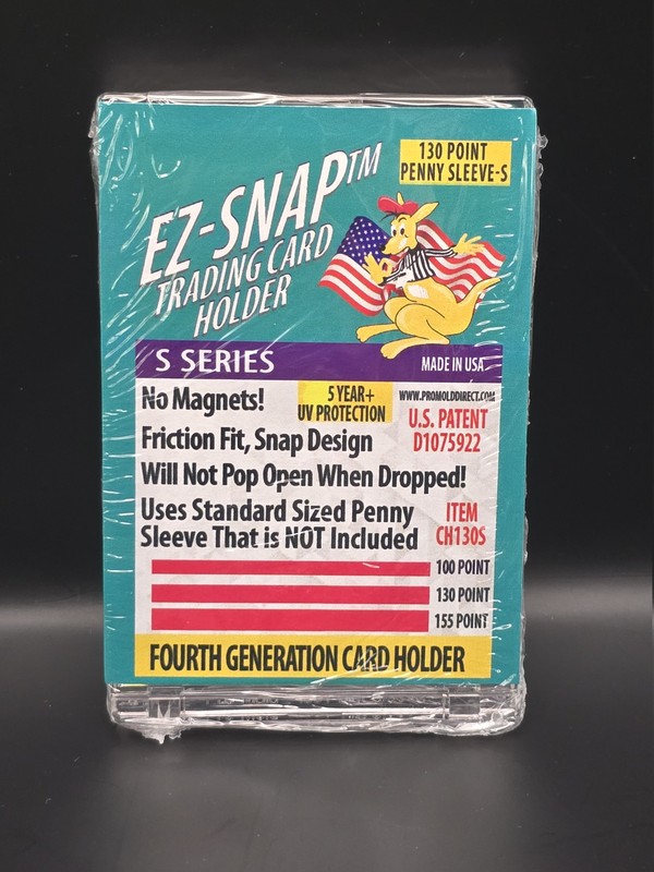 10x Pro Mold 130 Pt. 4th Gen EZ-Snap Card Holders S-Series with Sleeve - USA gallery