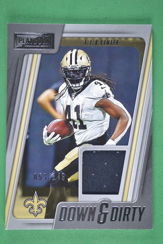 Alvin Kamara 2022 Panini Playbook Down and Dirty #/149 #DD-4
